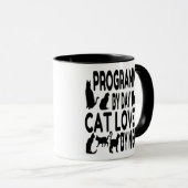 Mug Programmeur Amoureux des chats (Devant droit)