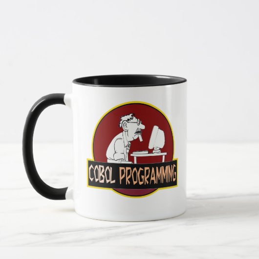 Mug Programmeur COBOL - Légende du codage à l'ancienne (Gauche)