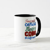 Mug Programmeur COBOL retraité compilant la joie ! (Devant droit)