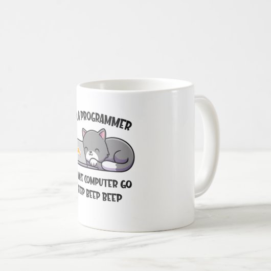 Mug Programmeur de chat Coder Funny Computer Scientifi (Devant droit)