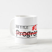 Mug Programmeur de papa du travail (Devant gauche)