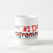 Mug Programmeur de papa du travail (Centre)