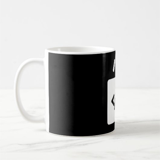 Mug Programmeur développeur de café JavaScript (Gauche)