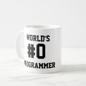 MUG PROGRAMMEUR DU #0 DU MONDE (Devant gauche)