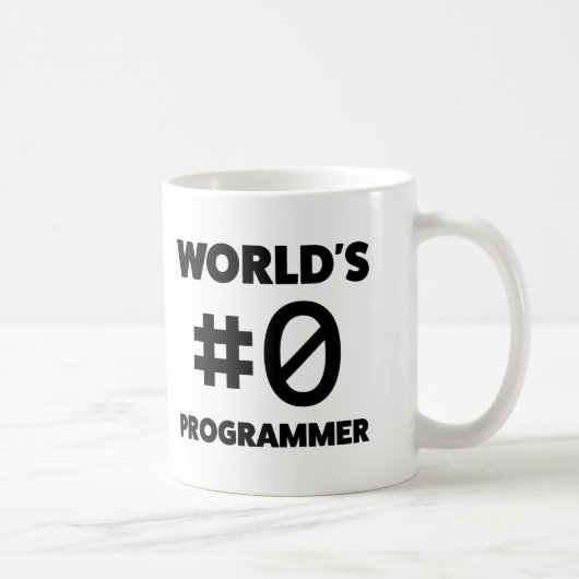 Mug Programmeur du #0 du monde (Droite)