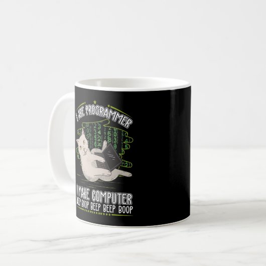 Mug Programmeur humour informatique (Devant gauche)