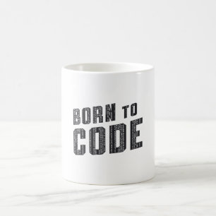 Mug Programmeur ICD de code médical born to code