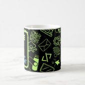 Mug programmeur informaticien codage tech vert (Centre)