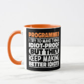 Mug Programmeur J'essaie de Rendre les Choses Drôles C (Gauche)