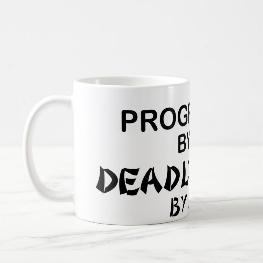 Mug Programmeur Ninja mortel par nuit (Gauche)