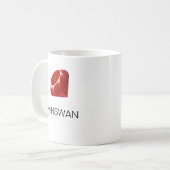 Mug Programmeur rouge MINSWAN (Devant gauche)