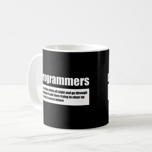 Mug Programmeurs (Devant gauche)