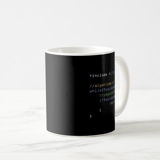 Mug Programmeurs Informatique Mème Coding Humour (Devant droit)