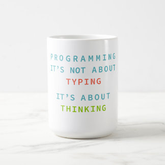 Mug Programming Is Thinking, Not Typing – Developer