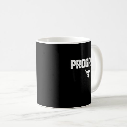 Mug Progrès à travers la douleur (Devant droit)