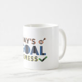 Mug Progrès de l'objectif du jour (Devant droit)