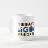 Mug Progrès de l'objectif du jour (Devant gauche)
