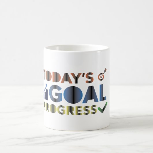 Mug Progrès de l'objectif du jour (Centre)