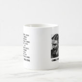 Mug Progrès déraisonnable G.B. Shaw Quote de femme (Centre)