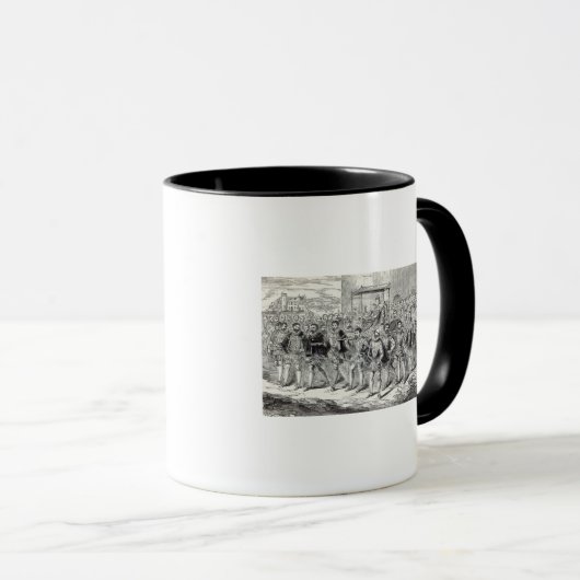 Mug Progrès d'état de la Reine Elizabeth (Devant droit)