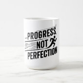Mug Progrès et non Perfection (Citation Motivationnell (Centre)