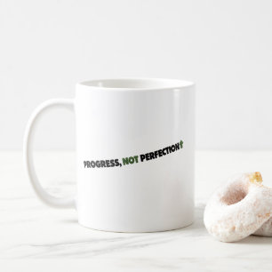 Mug Progrès et non Perfection Inspirant Motivant