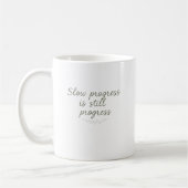 Mug Progrès Lent Est Toujours Progrès – Nature Minimal (Gauche)