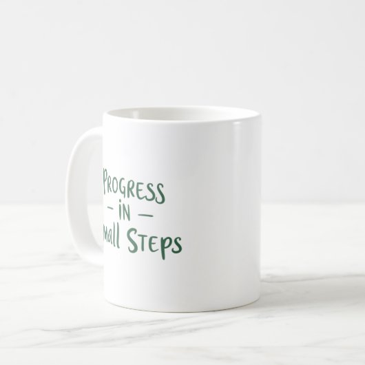 Mug Progrès par petites étapes (Devant gauche)