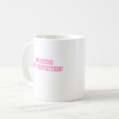 Mug Progrès Pas la perfection (Devant gauche)