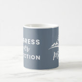 Mug Progrès Personnalisé Sur Citation De Perfection Gr (Centre)