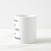 Mug Progrès sur la perfection motivationnelle Musique (Centre)
