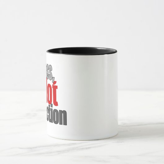 Mug Progress not perfection  (Centre)