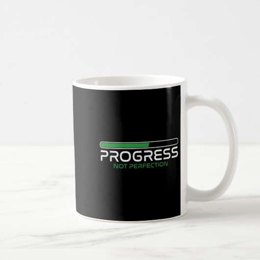Mug Progress Not Perfection _ Motivation Insration  (Droite)