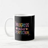 Mug Progress Over Perfection Motivational Back To Scho (Gauche)