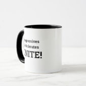 Mug Progressistes et modérés, UNISSONS-NOUS ! (Devant gauche)