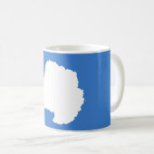 Mug Projet de drapeau de l'Antarctique (par Graham Bar (Devant droit)