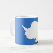 Mug Projet de drapeau de l'Antarctique (par Graham Bar (Devant gauche)