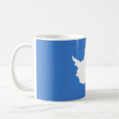 Mug Projet de drapeau de l'Antarctique (par Graham Bar (Gauche)