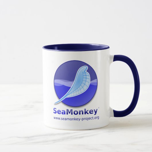 Mug Projet de SeaMonkey - logo vertical (Droite)