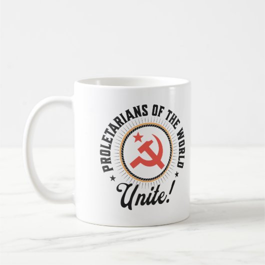 Mug Proletarians of the World Unite! (Gauche)