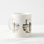 Mug Promenade au phare côtier (Devant gauche)