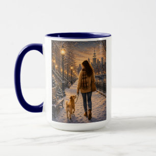 Mug Promenade Cozy d'Hiver avec Mon Meilleur Ami