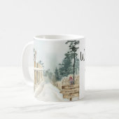 Mug Promenade dans un paysage hivernal de Wonderland (Devant gauche)
