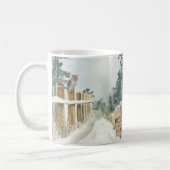 Mug Promenade dans un paysage hivernal de Wonderland (Gauche)
