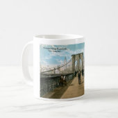 Mug Promenade de pont de Brooklyn, New York City (Devant gauche)