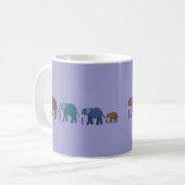 Mug Promenade d'éléphant africain (Devant gauche)