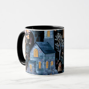 Mug Promenade d'Halloween en soirée éffrayante