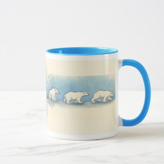 Mug Promenade d'ours blanc (Droite)