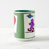 Mug Promenade heureuse d'art (Centre)