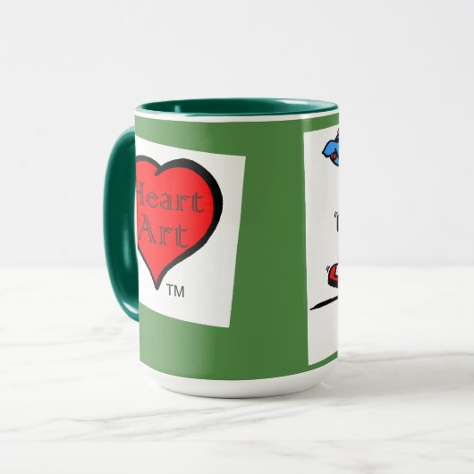 Mug Promenade heureuse d'art (Devant gauche)